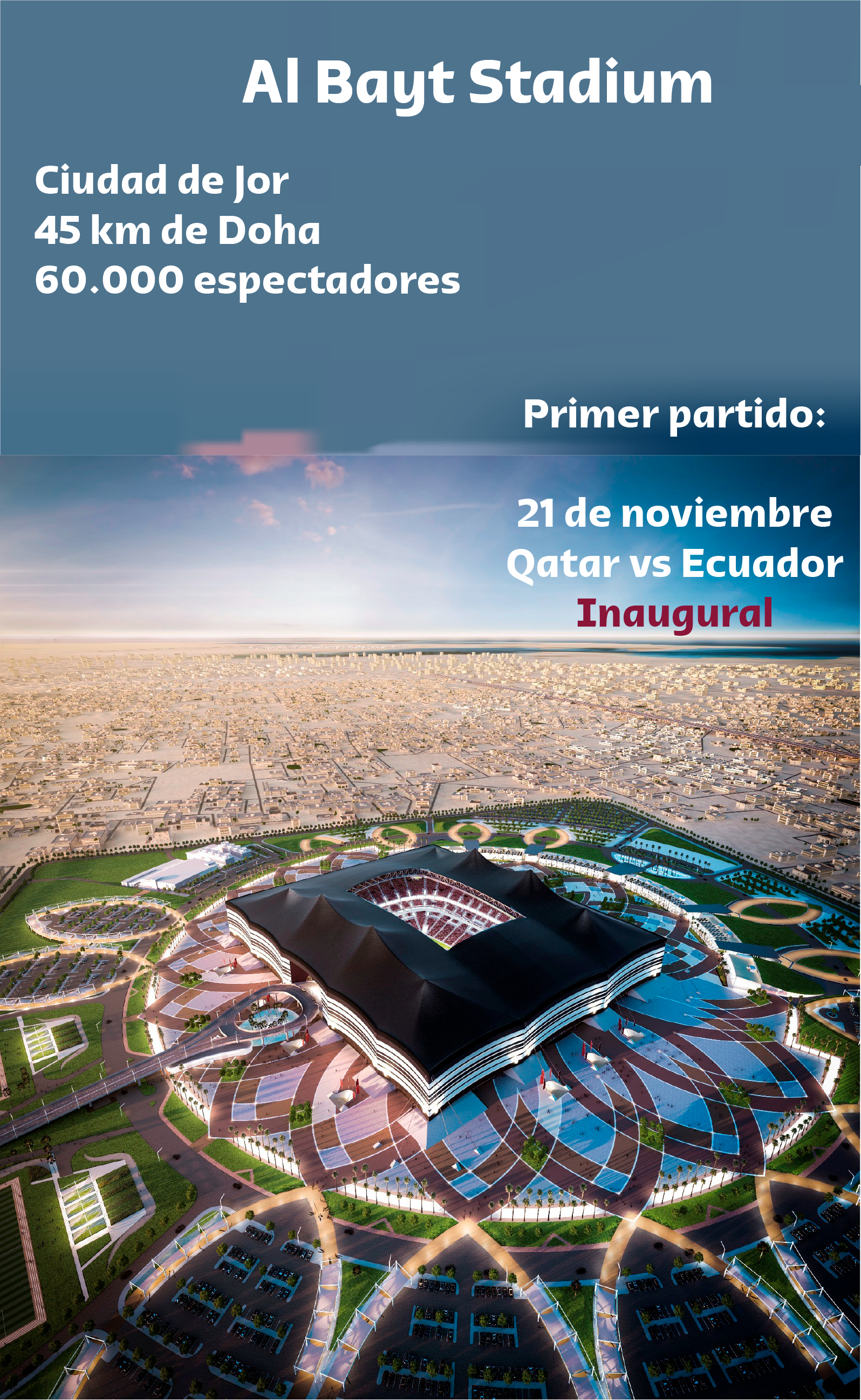 Frontera Digital, Mundial Qatar 2022, Al Bayt Stadium